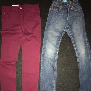 Girls size 7 jeans.